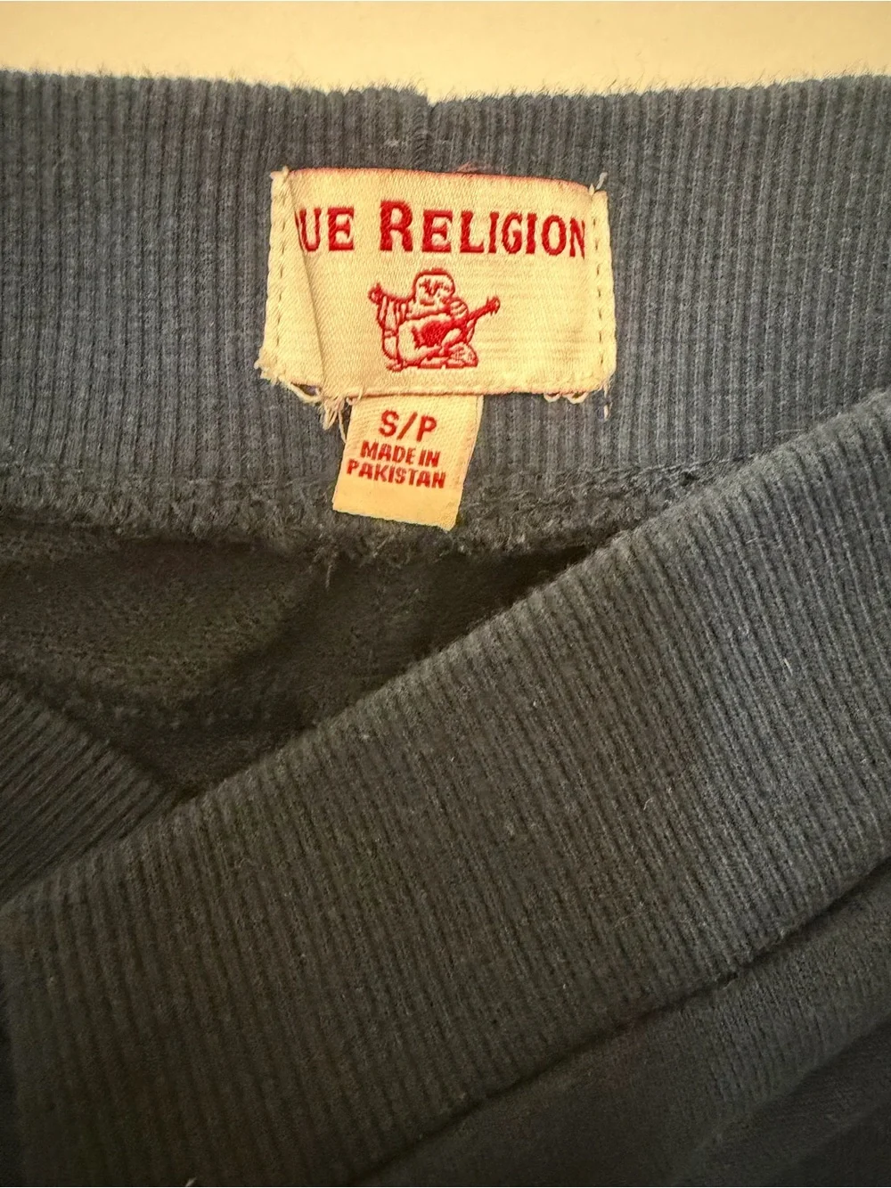 True Religion Kids Navy and Neon Green Logo Jog Set